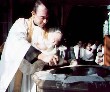 Baby being baptized