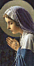 Mary praying