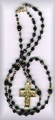 black bead rosary
