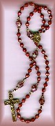 brown bead rosary